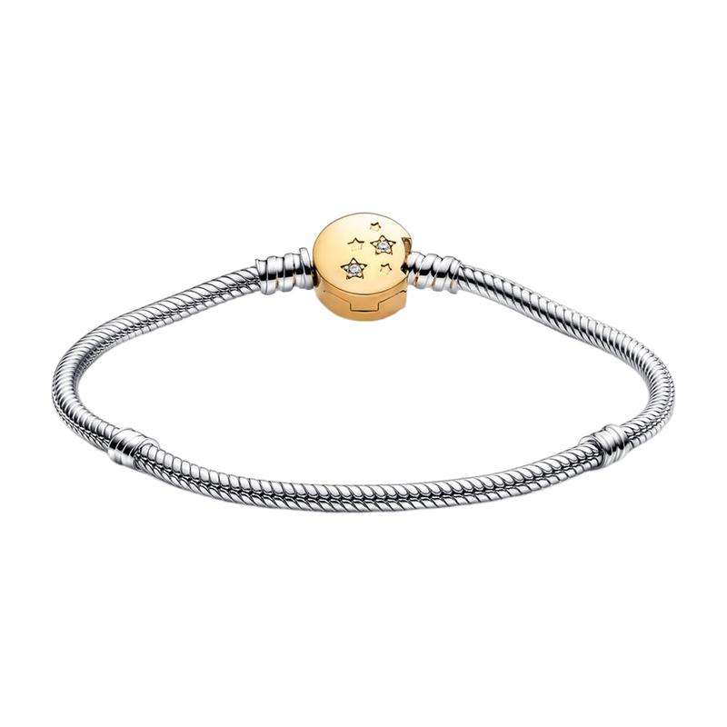 Pandora MOMENTS Meteor Chain Clasp Versatile Bracelet Women's Style 562205C01