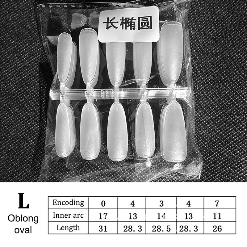 100Pcs Press On Nail Tips Full Cover Ultra-Thin False Nails Patches Gel Nails Extension System Clear Fake Nails Art Accessories