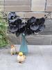 1 Stück Schwarze Schmetterlingsorchidee Kette Simulation Pflanze Tanzende Orchidee Seidentuch Simulation Blume Künstliche Blume Heimdekoration