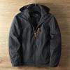 Men's High-Density Windproof Waterproof Winter Fleece-Lined Thickened Outdoor Jacket