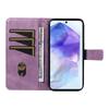 For Samsung Galaxy A55 5G Case Geometric Line Leather Phone Cover Card Slots Wallet