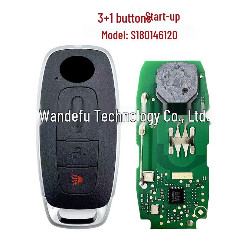 Compatible with Nissan Ariya, Rogue, Qashqai, Sunny Key, 46 Chip, 433 MHz Frequency.