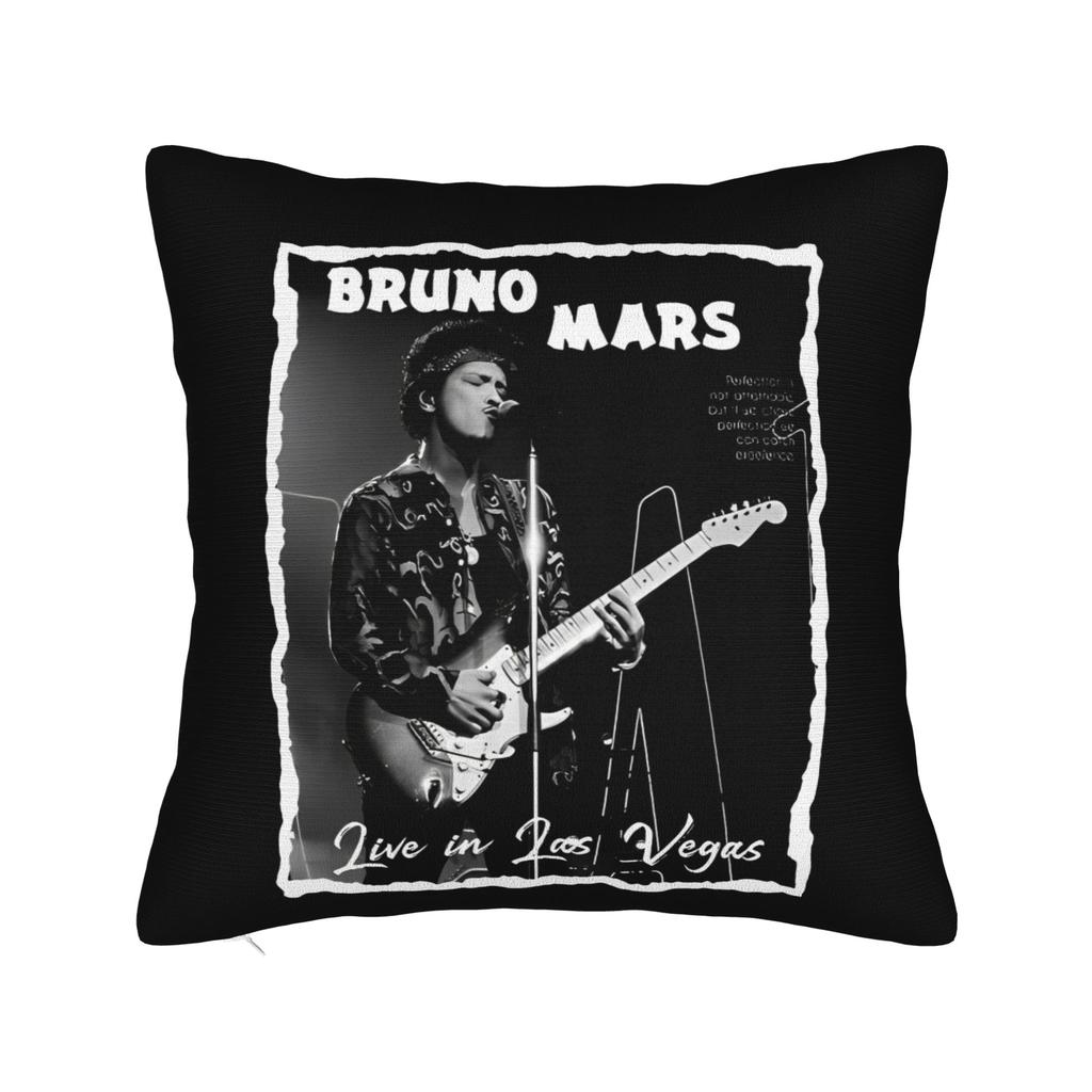 Bruno Mars Musiktour Quadratische Kissenbezüge Kissenbezüge Individuell Reißverschluss Dekor Kissenbezug Für Sitz 18"