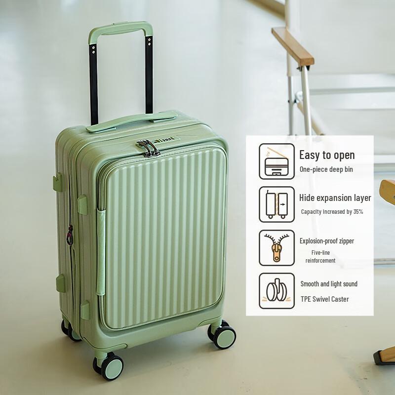 LONE WOLF Expandable Front-Opening Luggage 20 inch Side-Open w/o Laptop Comp.