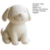 Hundefigur, 3D-gedruckte niedliche Welpen-Skulptur, Kleines lächelndes Tier-Schreibtischornament für Wohnzimmer-Tischdekoration, Geschenke für Hundeliebhaber