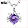 Korean Cute Cat Elf Pendant Necklace - Short Fashion Clavicle Chain for Women