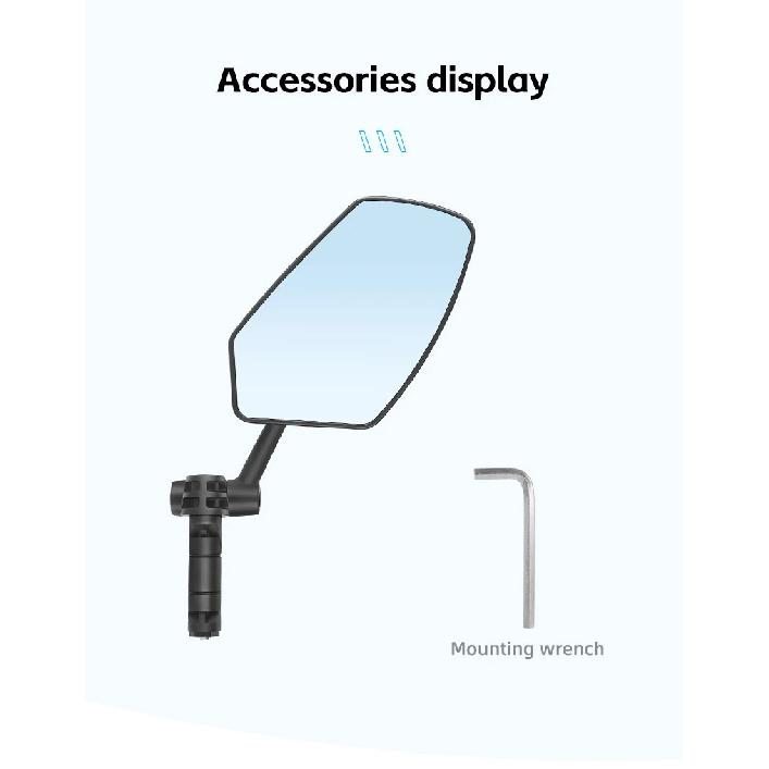 Bicycle Handlebar Mirror 360 ° Adjustable Safety Rearview MTB Road Bicycle Rearview Mirror Summer Outdoor Riding Accessories