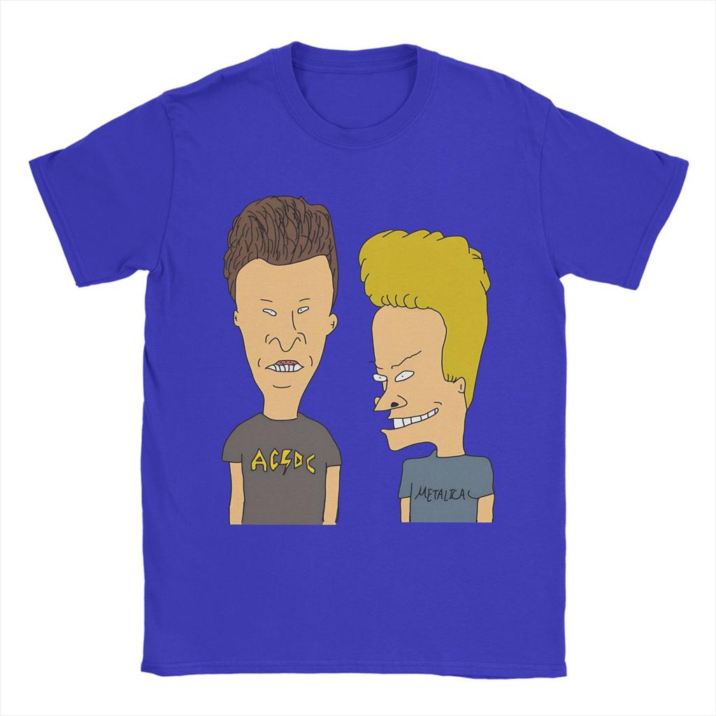 Beavis and Butthead  Premium   TShirts for Men Women  Funny Cotton Tee Shirt O Neck Short Sleeve T Shirt Printed Clothing