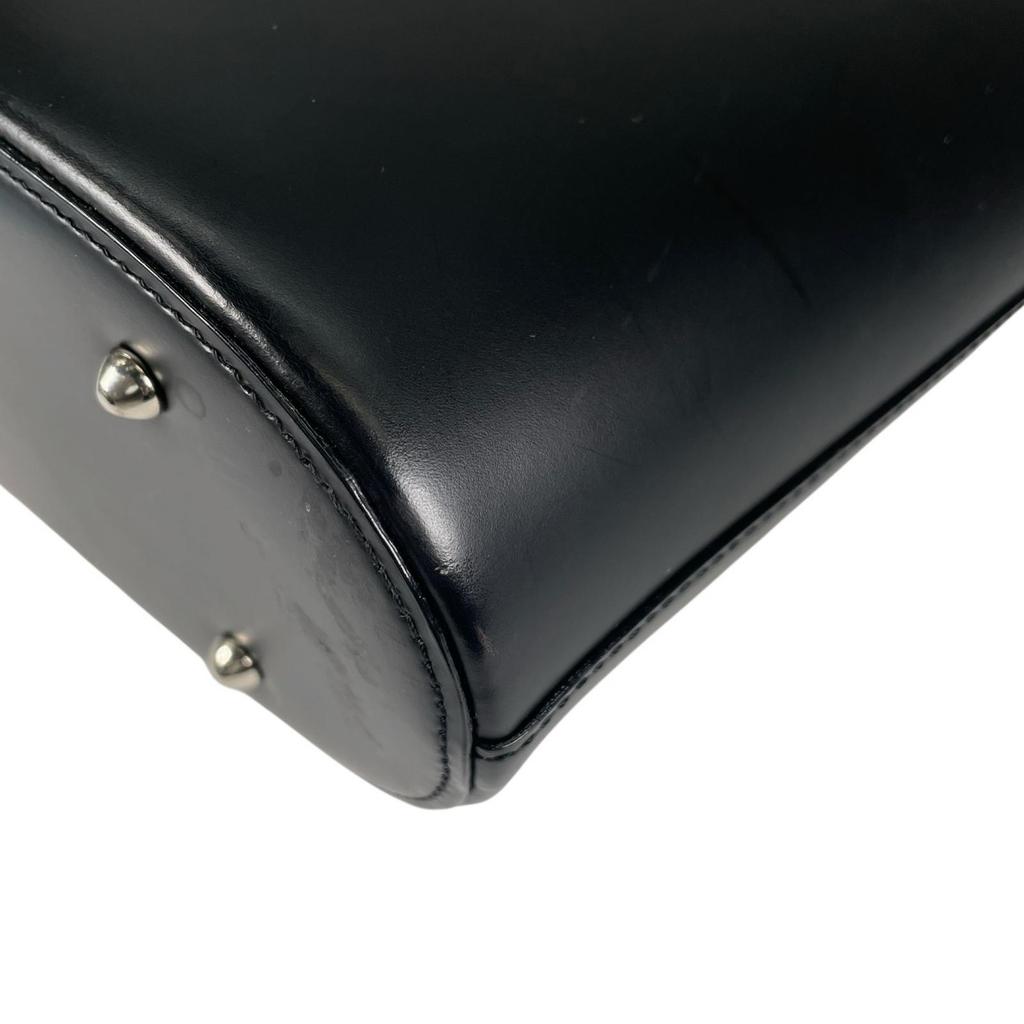 BURBERRY Nova Check Handbag black Women used