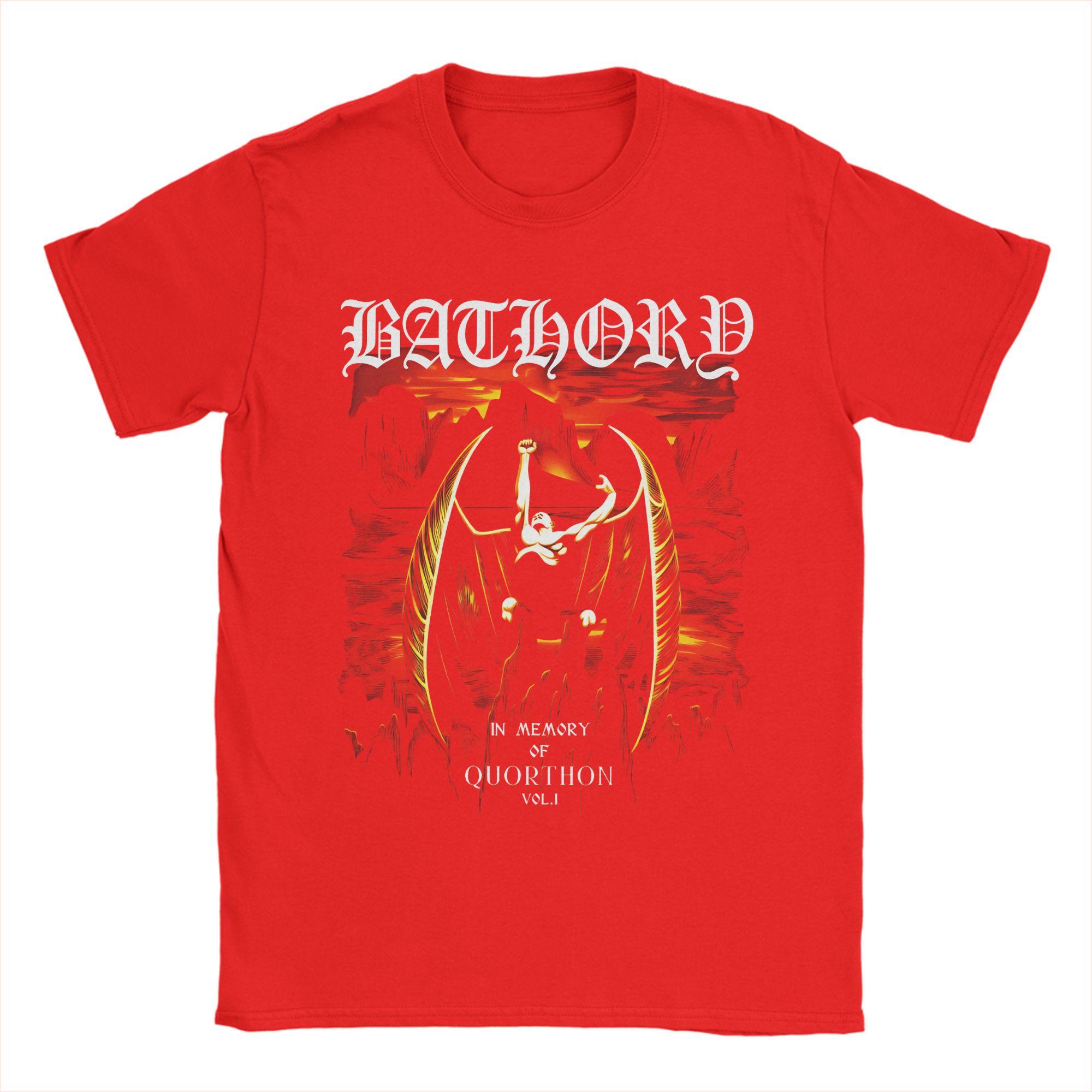 

Beach Bathory Black Metal Hip Hop TShirts Pure Cotton Tee Shirt for Man Y2K Retro Plus Size Short Sleeve Clothing S