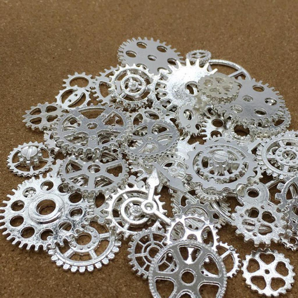 DAHI 200g Steampunk Ingranaggi, Ingranaggi Pendenti In Metallo Vintage Ingranagg