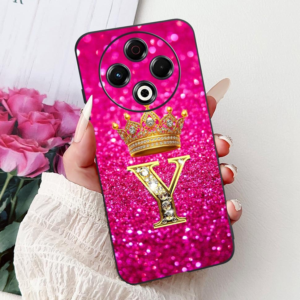For Tecno Spark 30 Casing KL6 Soft Silicone Cute Letter Cover Protector Shell For Tecno Spark 30 Spark30 4G Phone Cases