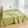 Class A Ice Silk Cooling Summer Quilt - Solid Color, Machine Washable, Thin Gift Quilt for Single and Double Beds