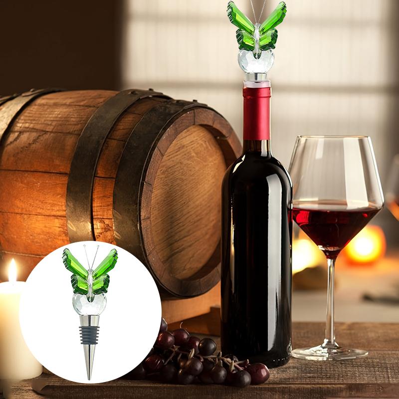 1PC Sealed Bottle Stopper Household Butterfly Party Cap Bottle Stopper Bar Crystal Festivals Multiple Options Available