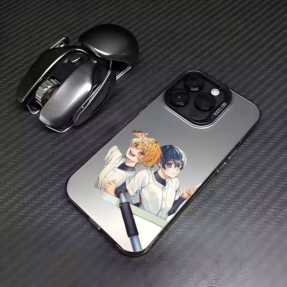 O-Oblivion Anime Battery Phone Case For iPhone17,16,15,14,13,12,11 Plus,Pro Max Colored Silver Plated Inside Cover
