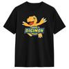 Men Digimon Adventure Vintage Kanji Characters Digital Monsters T Shirt 100% Cotton Clothing Vintage Short Sleeve O Neck Tees