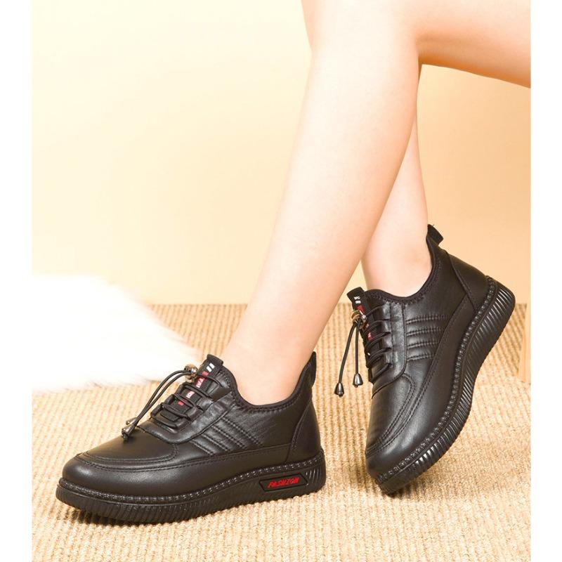 

Нові Осінні та Зимові Жіночі Велюрові Кросівки Водонепроникні Нековзні Зимові Повсякденні Черевики 37 чорний