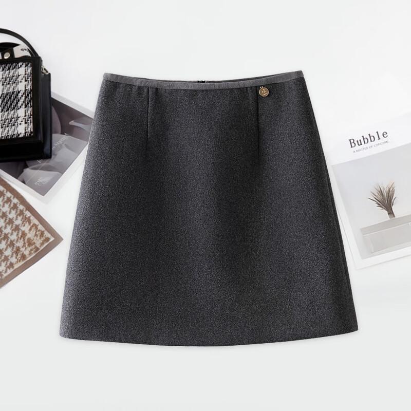 Si Bai She Women s A-Line High-Waist Mini Skirt S