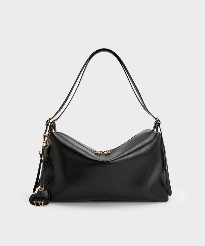 Charles & Keith Ray Slouch Shoulder Bag Ck2-20782876