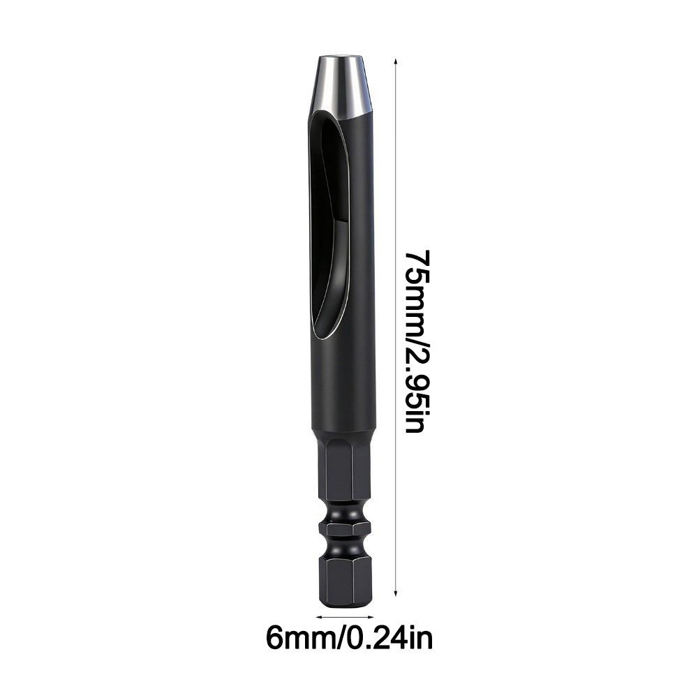 DIY Electric Belt Punch Portable Leather Hollow Hole Punch Plasterboard Circular Perforation 10mm