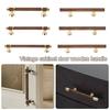 Multifunctional Kitchen Cabinet Handles Solid Wooden Cabinet Pulls Modern Drawer Knobs Cupboard