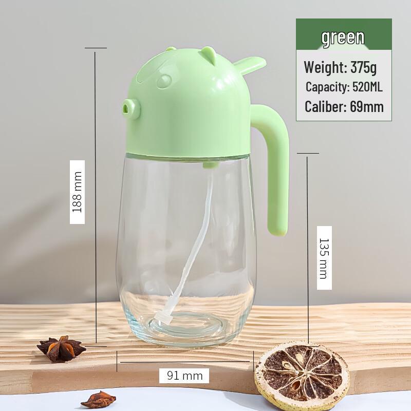 ZISIZ Automatic No-Drip Glass Oil Dispenser Set