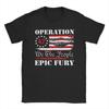 T-shirt Opération Fureur Épique pour Unisexe Coton Pur Nouveauté T-shirts Col Rond T-shirts Manches Courtes Vêtements Uniques