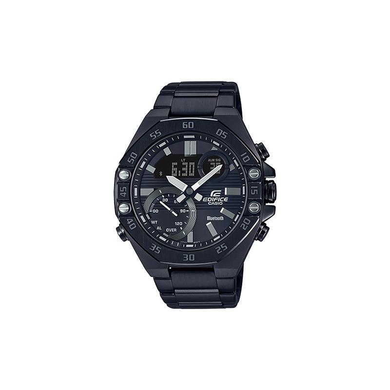 

Casio CASIOEDIFICE Bluetooth Casual Business Watch Quartz Movement Stainless Steel Strap Japanese and Korean Watch Men s Watch Black Dial ECB-10DC-1A чёрный