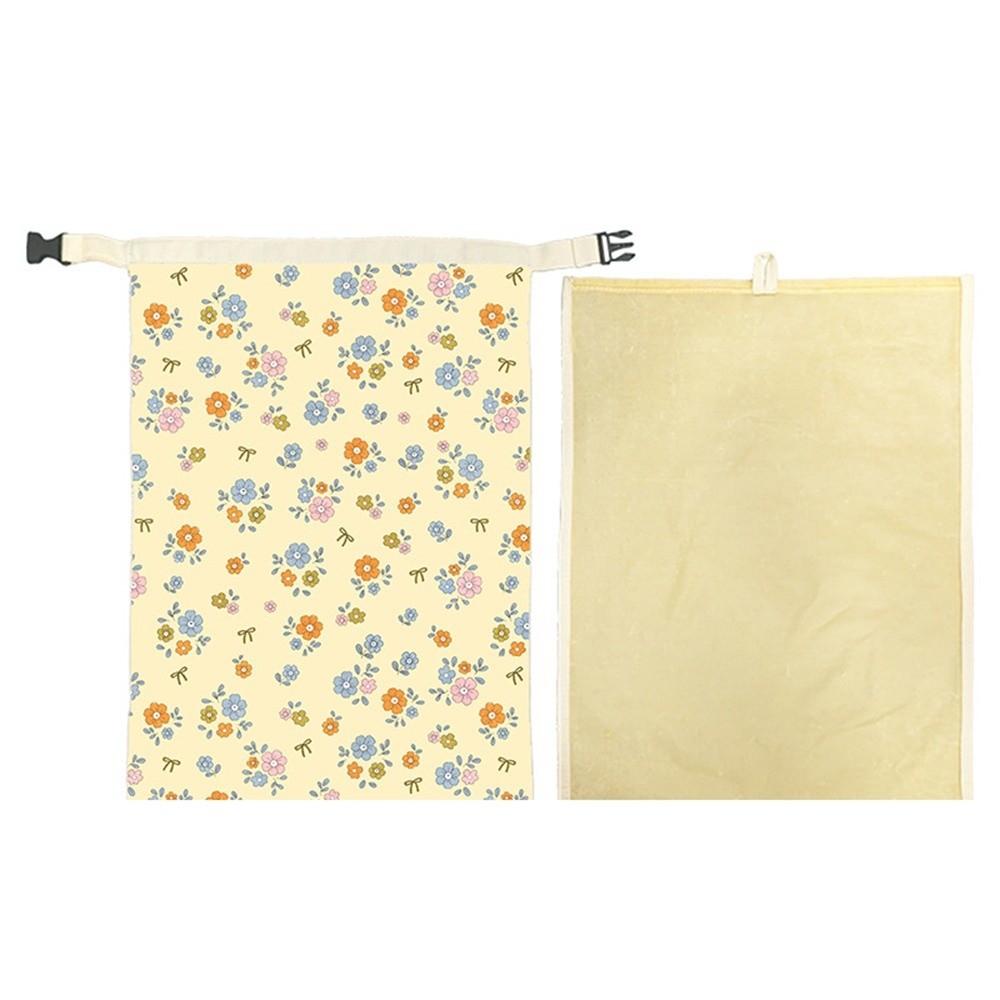 Reusable Beeswax Bread Bags Beeswax Coated Organic Linen Sourdough Bread Bags Freshness Preservation Large Capacity