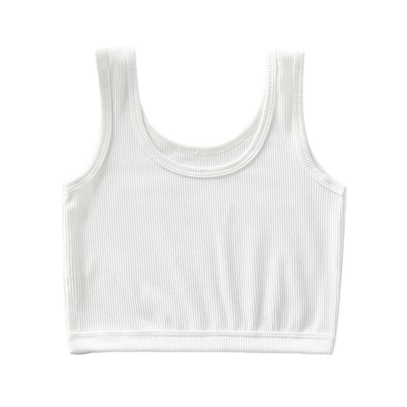 Colorful Anti-Protrusion Mid-Length Tank Top for Teen Girls