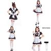 Katzenmädchen Dienstmädchen Kostüm Cosplay Kleid mit Polyester Mischung für Halloween Anime Fans