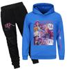 Children's Hooded Top And Pants Two-piece Tracksuit Set Long-sleeved Printed Sweatshirt Set