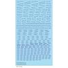 Mecha Marking 03 Simple Bars and Notices - Free-size Waterslide Decals