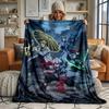 Gachiakuta Ultra Soft Flannel Throw Blanket Warm Cozy Blanket for Bed Couch or outdoor best gift
