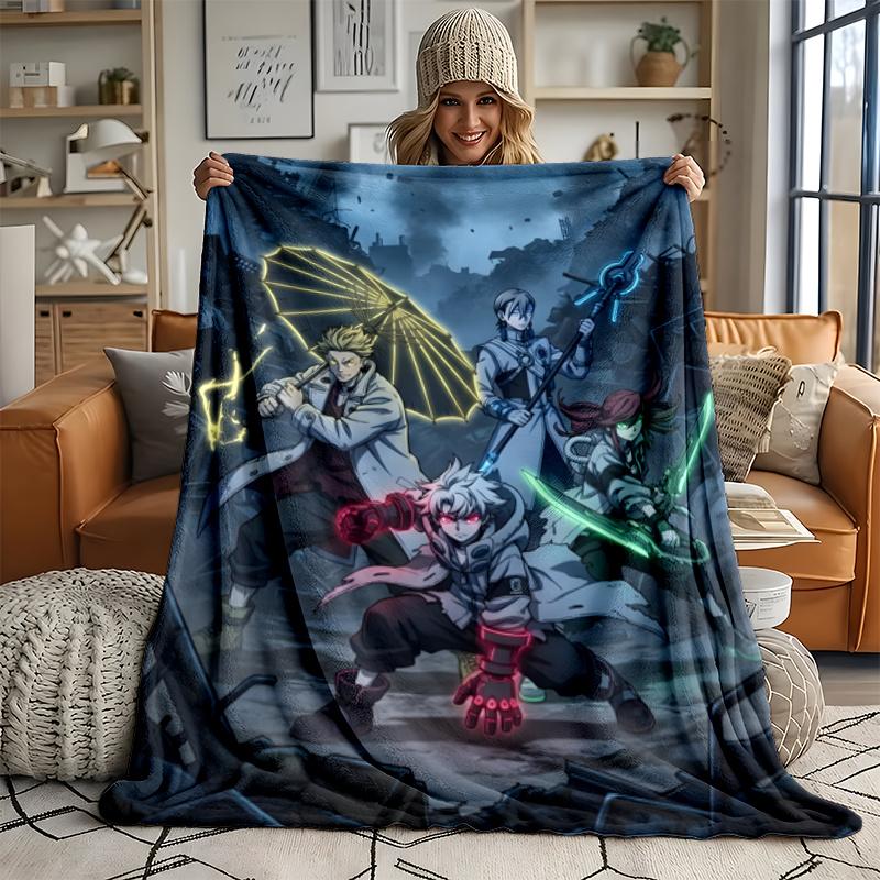 Gachiakuta Ultra Soft Flannel Throw Blanket Warm Cozy Blanket for Bed Couch or outdoor best gift