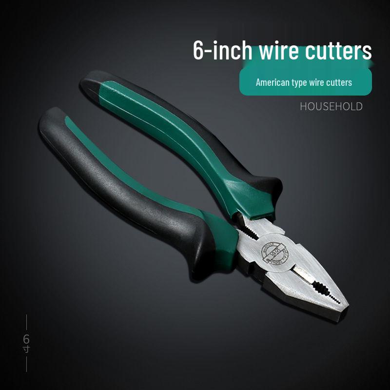 Exzentrischer Arbeitsersparender Draht, Spitzzange, Seitenschneider, Multifunktionale 6" & 8" Flachzange - Werkzeugsatz für den Heimwerker