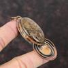 Bronzite Pendant Copper Pendant Stylish Pendant Gemstone Copper Jewelry Handmade Pendant Bronzite Jewelry Boho Style Pendant Gift For Women