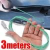 3 Meters Upgraded Car Sunroof Drain Cleaning Tools Brush Pipe Cleaner Thin Unblocker Sunroof Windshield Wiper Drainage Holes