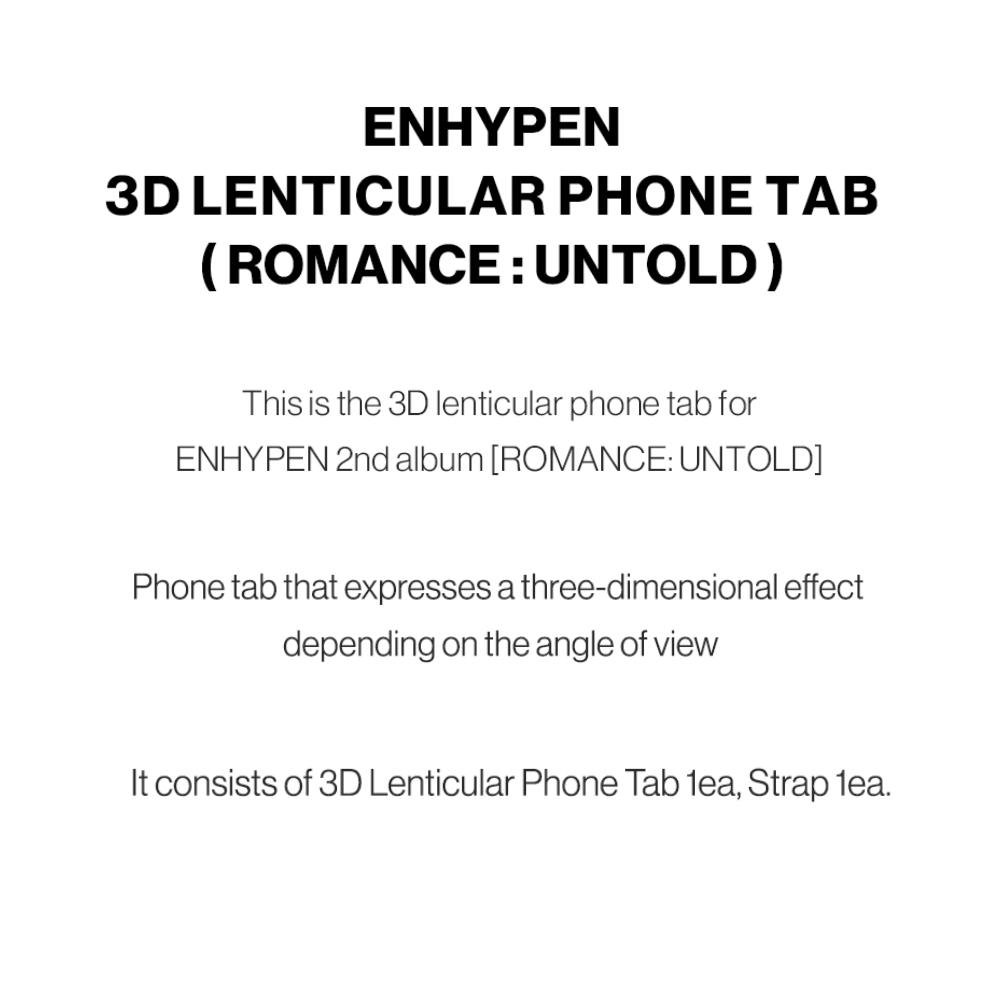 ENHYPEN 3D Lenticular Phone Tab (ROMANCE UNTOLD)
