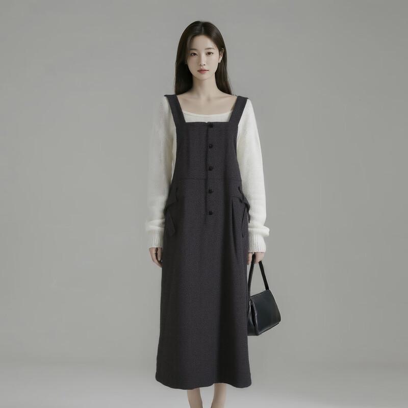 

Elva Island Women s Retro Sleeveless Suspender Dress S