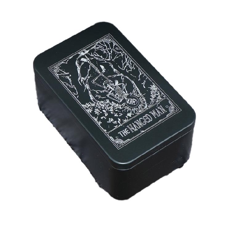 Rectangle Tarots Box Organizers Playings Card Storage Box Money Coin Carry Box