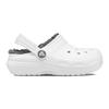 Crocs Casual and Comfortable Warm Children's Hole Shoes White Grey Children's Model