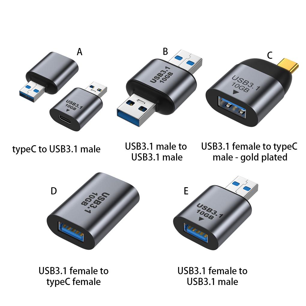 Telefon USB 3.1 Adapter Audio Video Schnell Aluminiumlegierung Konverter Umwandlungsstecker Desktop PC Zubehör