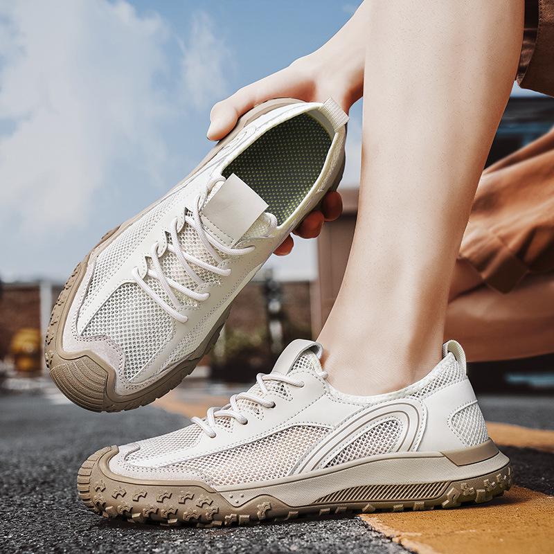 2025 Summer Men's Mesh Casual Low-Top Breathable Hiking Retro Sports Shoes