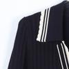 French S Autumn/Winter Polo Lapel Knitted A-Line Dress