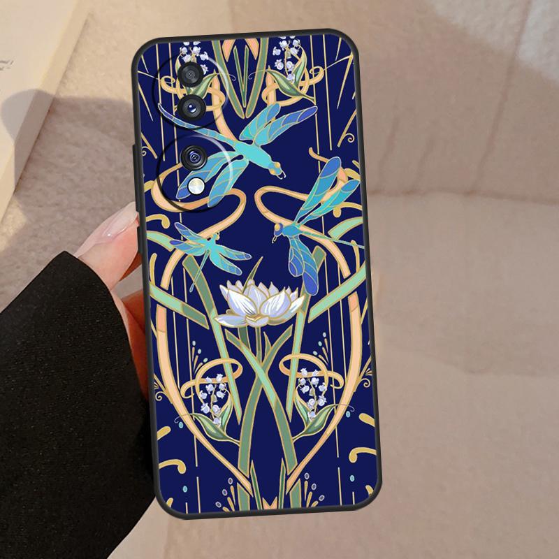 

Чехол с узором Стрекоза для Honor Magic 5 6 7 8 Pro Для Honor X9d X9a X9b X9c X8c X8b 50 70 90 200 400 Lite Win Honor 200 Pro
