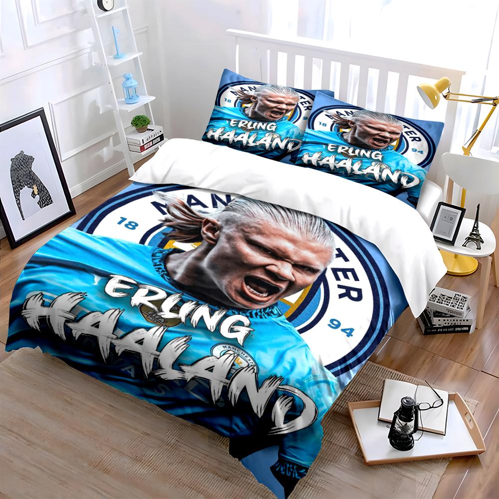 Football-Themed Bedding Set Bedding Duvet Cover Set Duvet Cover Pillowcases Home Decor (1 * Duvet Cover 2 * Pillowcases, without duvet insert)