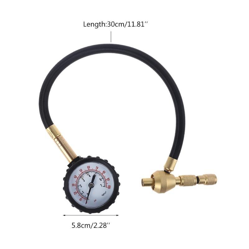 Tire Deflator 0-100psi Air Down Tire Deflators Accurate & Fast Tire Air Down Tool – Includes for Case & Offroad D0JA