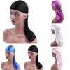 Silky Pirate Hat for Men Women Headwrap Headscarf Soft Cap for Hair Hip Hop Cap Lot Silk Caps