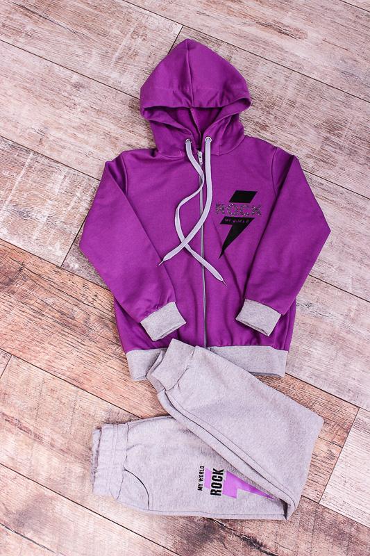 Girls’ Sports Suit – Zip-Up Jacket & Comfy Pants, Demi-season, 6018-023-33-5 HC